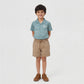 Boys Cotton Solid Pull On Shorts