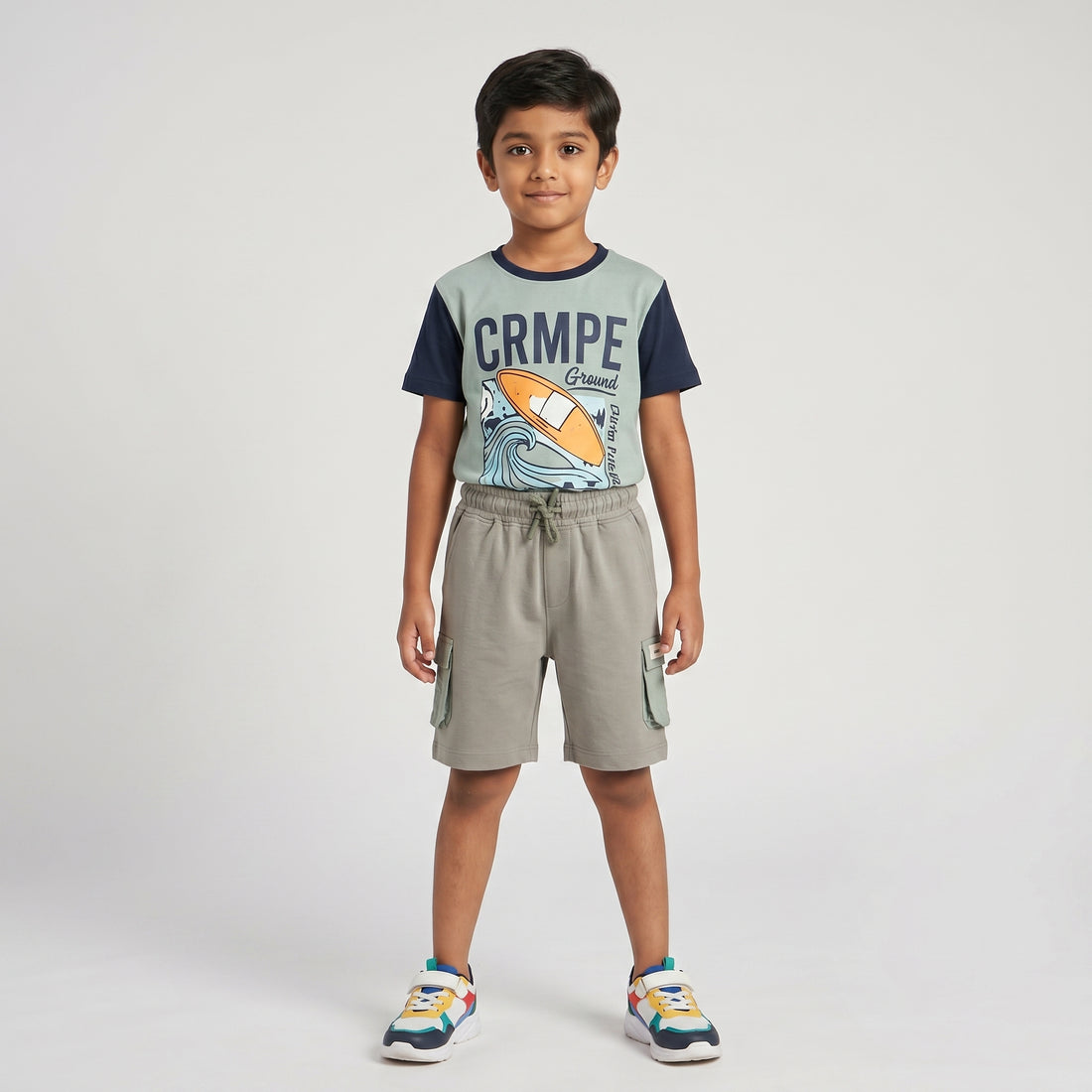 Boys Cotton Cargo Shorts