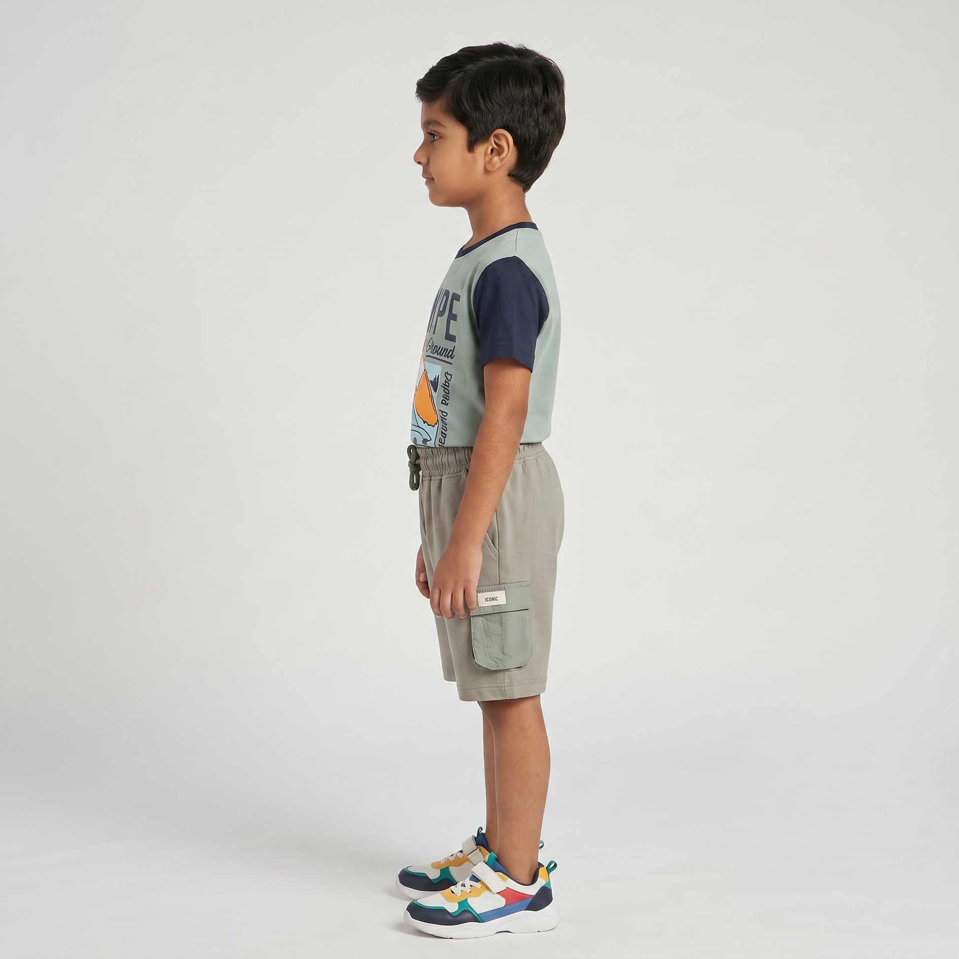 Boys Cotton Cargo Shorts