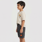 Boys Cotton Solid Mid Rise Shorts
