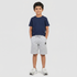 Boys Solid Mid Rise Shorts