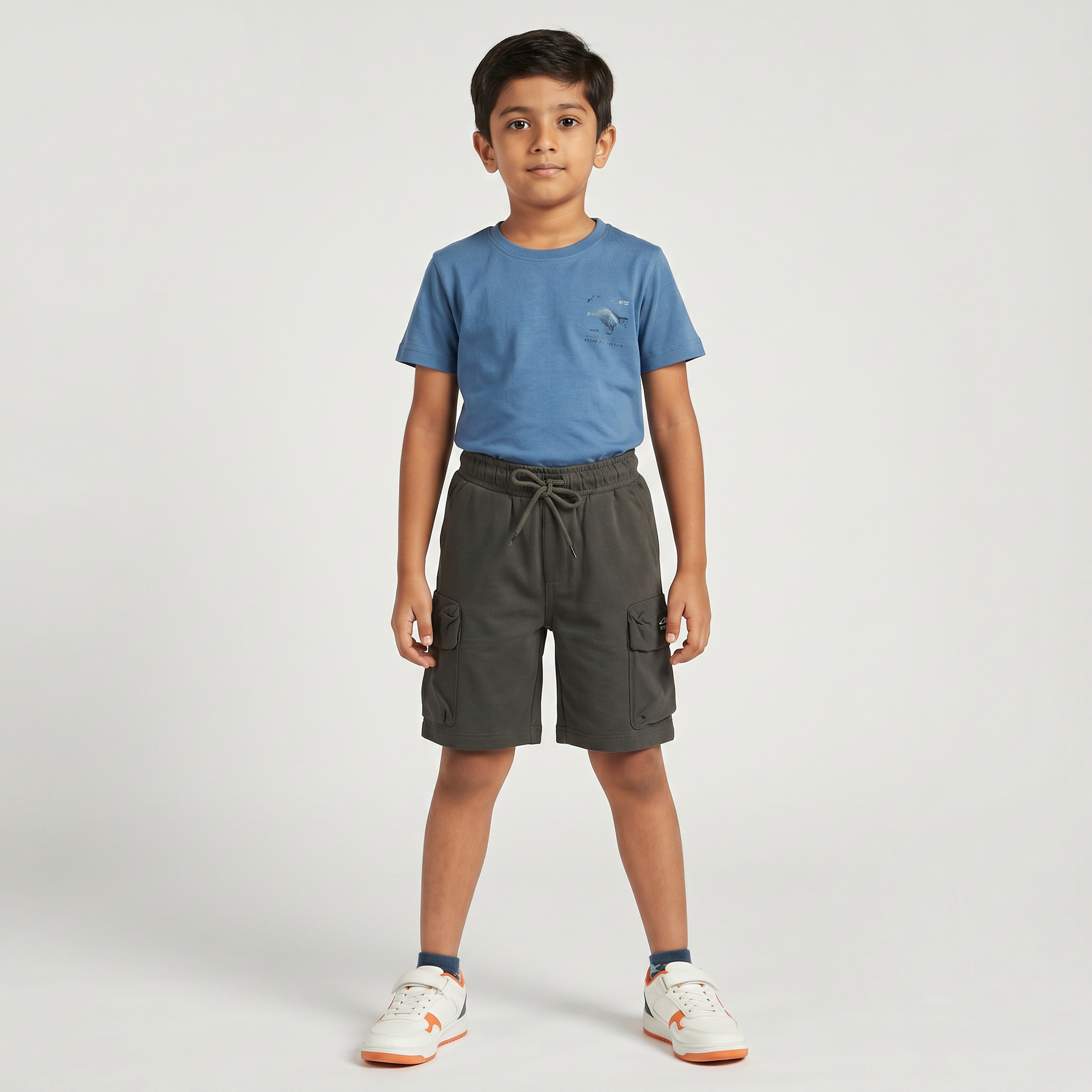 Boys Cut and Sew Tropical Retreat Shorts