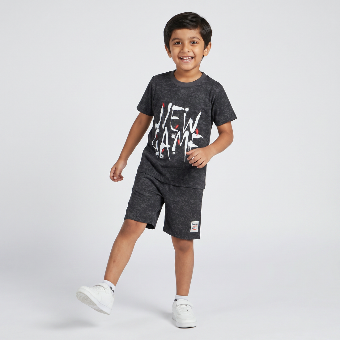 Boys Cotton Printed Shorts