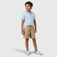 Boys Cotton Solid Pull On Shorts
