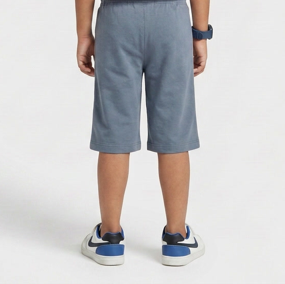 Boys Cotton Solid Shorts