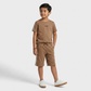 Boys Cotton Solid Shorts