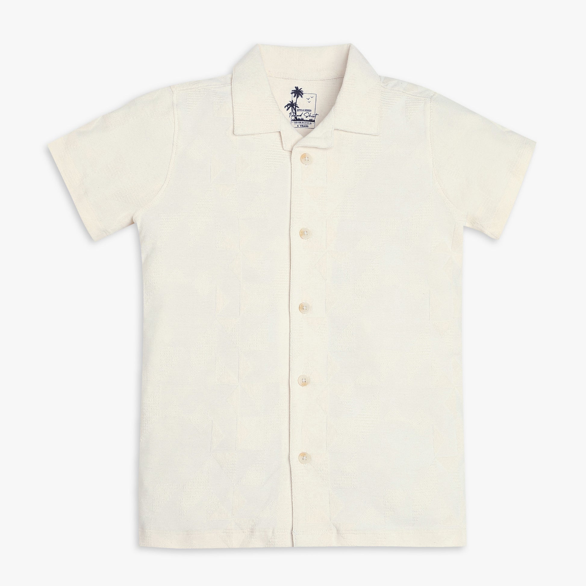 Boys Regular Fit Solid Shirt