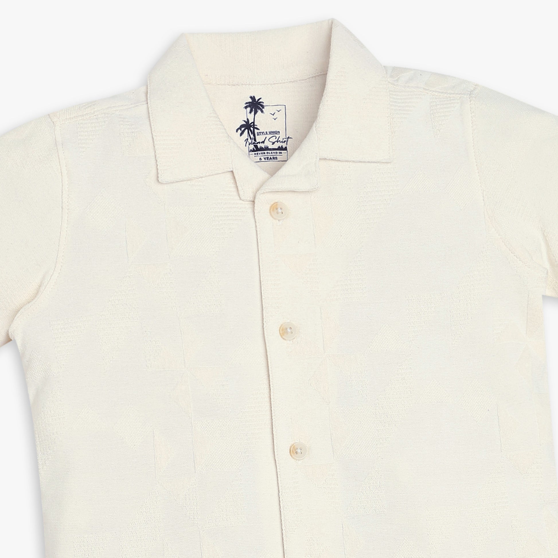 Boys Regular Fit Solid Shirt