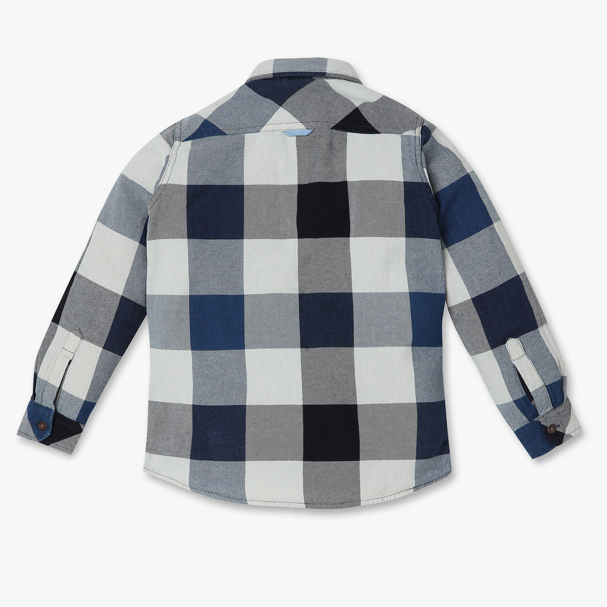 Boys Regular Fit Checkered Shirt