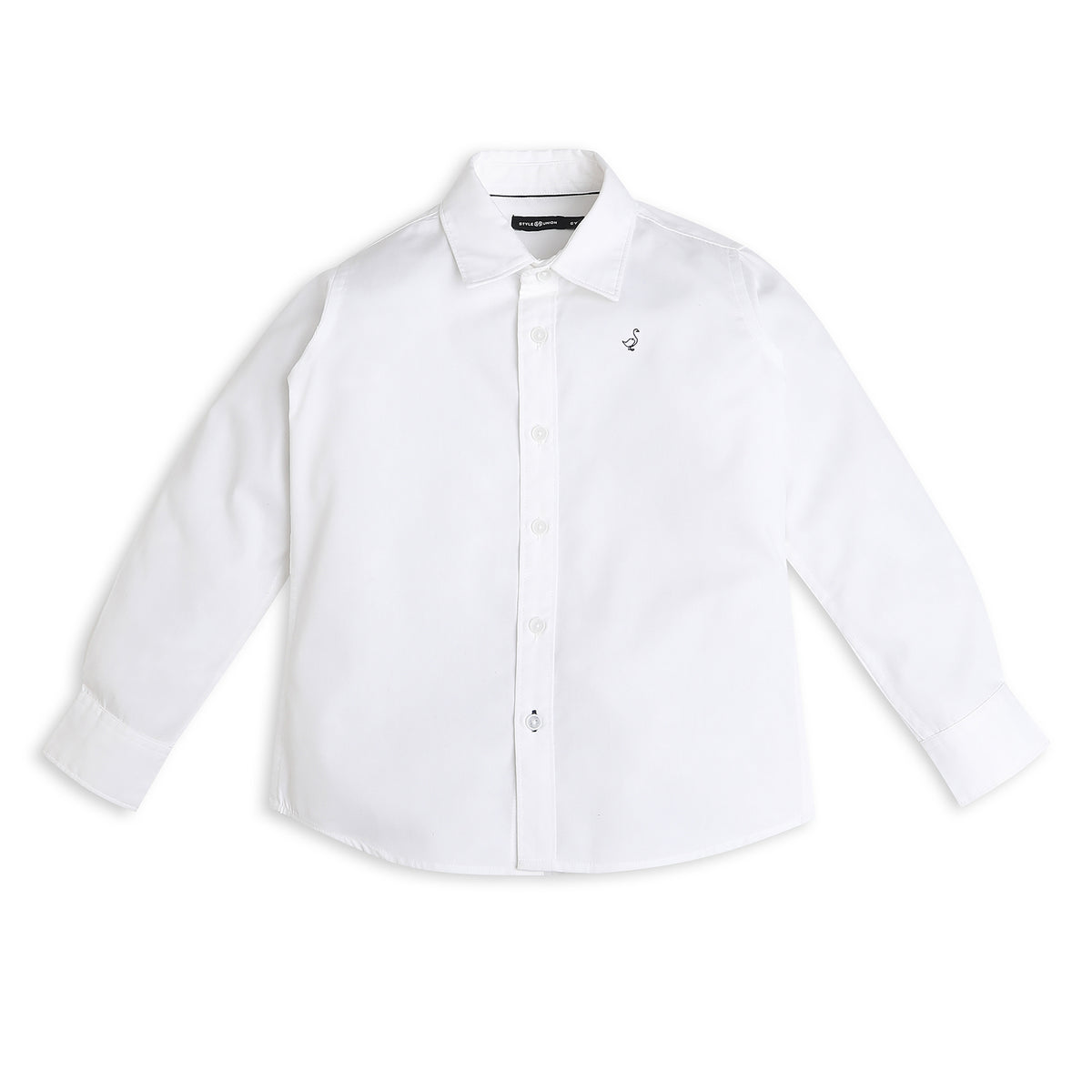 Boys Regular Fit Solid Shirt