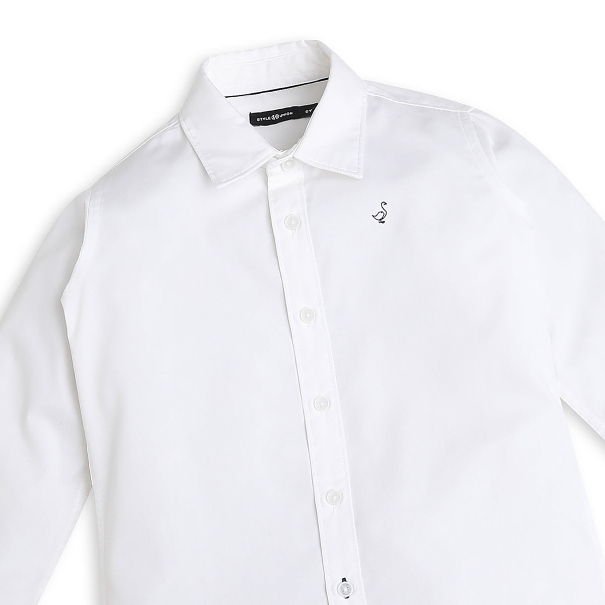 Boys Regular Fit Solid Shirt