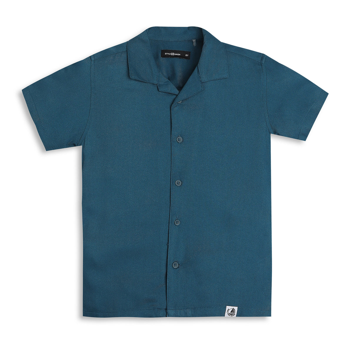 Boys Regular Fit Solid Shirt