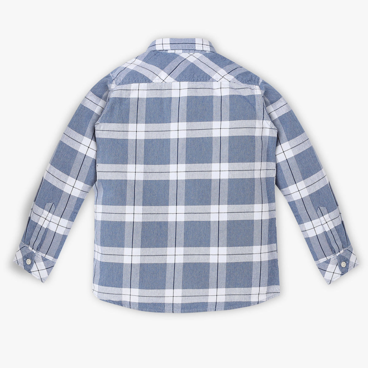 Boys Soft Washed Yarn Dyed Checkered Cruiser Shirt