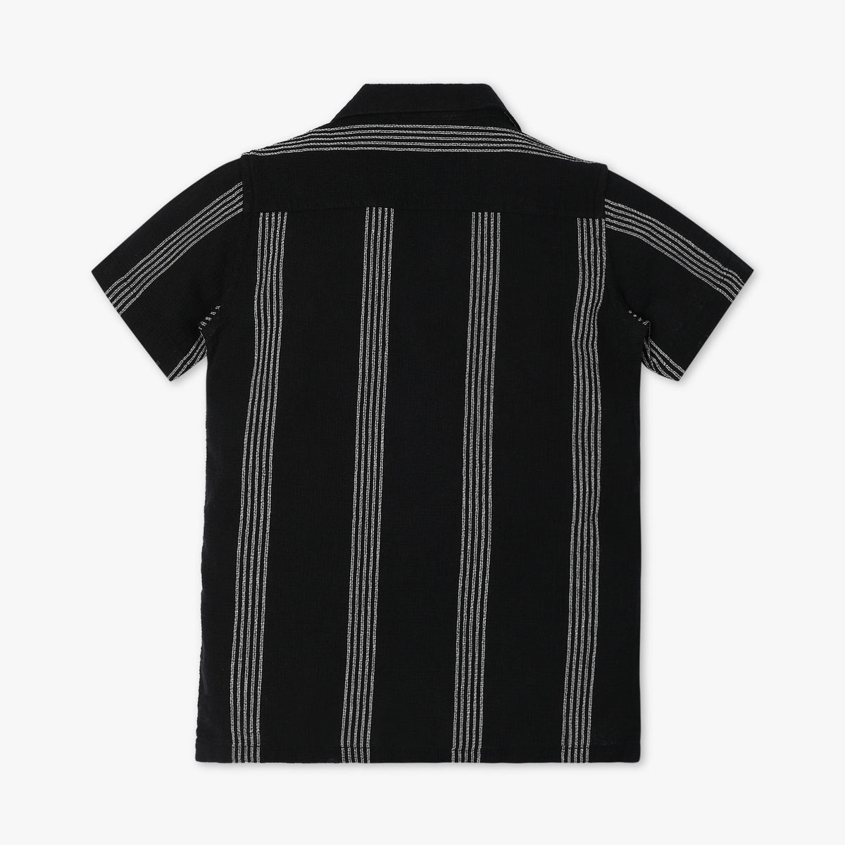 Boys Regular Fit Shirt Collar Striped Shirt