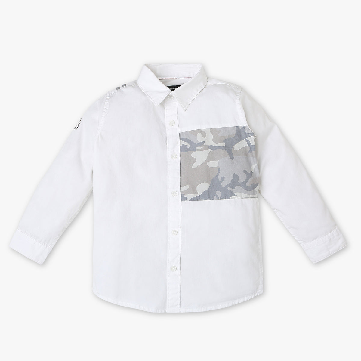 Boys Regular Fit Solid Shirt