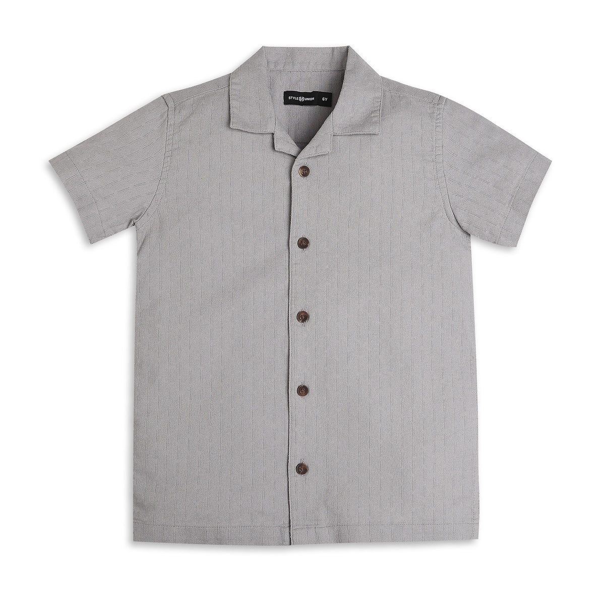 Boys Regular Fit Solid Shirt