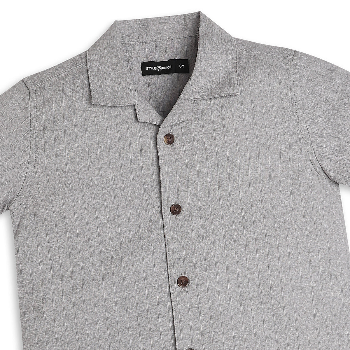 Boys Regular Fit Solid Shirt