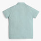 Boys Shirt Collar Half Sleeve Cuban Shirt