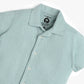 Boys Shirt Collar Half Sleeve Cuban Shirt