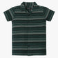 Boys Regular Fit Striped Shirt Collar Shirt