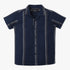 Boys Regular Fit Striped Shirt Collar Shirt