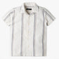 Boys Regular Fit Striped Shirt Collar Shirt