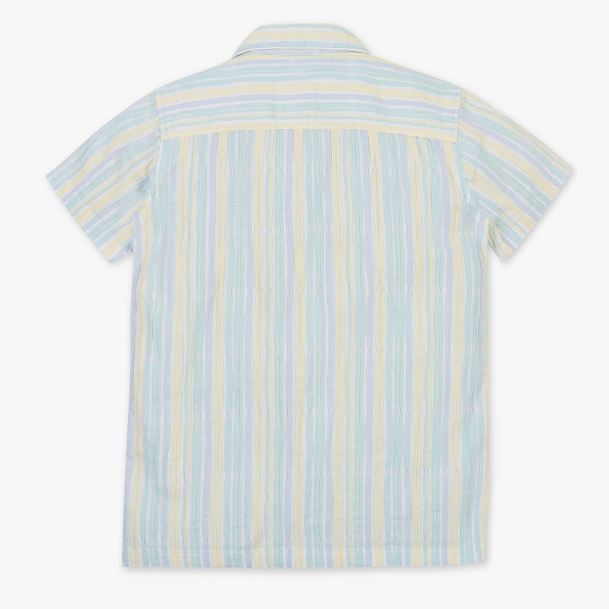 Boys Cotton Fabric Striped Shirt