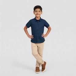 Cotton Cut And Sew Half Sleeve Shirt