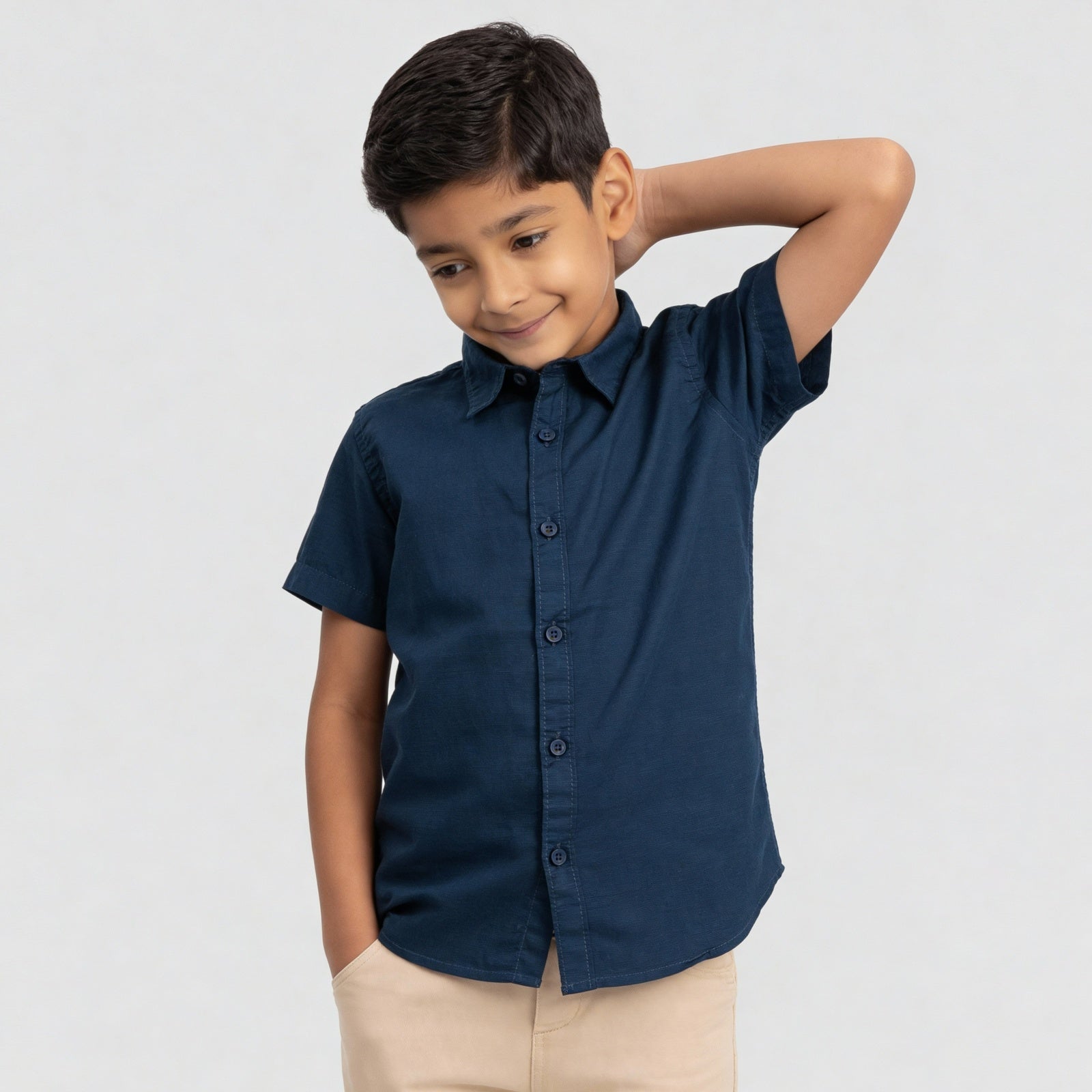 Cotton Cut And Sew Half Sleeve Shirt