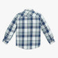 Boys Collar Full Length Sleeve Checkered Shirt