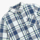 Boys Collar Full Length Sleeve Checkered Shirt