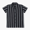 Boys Regular Fit Striped Shirt Collar Half Sleeve Shirt