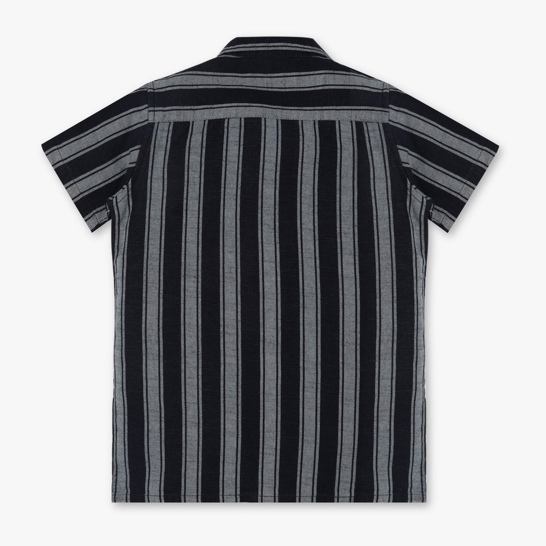 Boys Regular Fit Striped Shirt Collar Half Sleeve Shirt