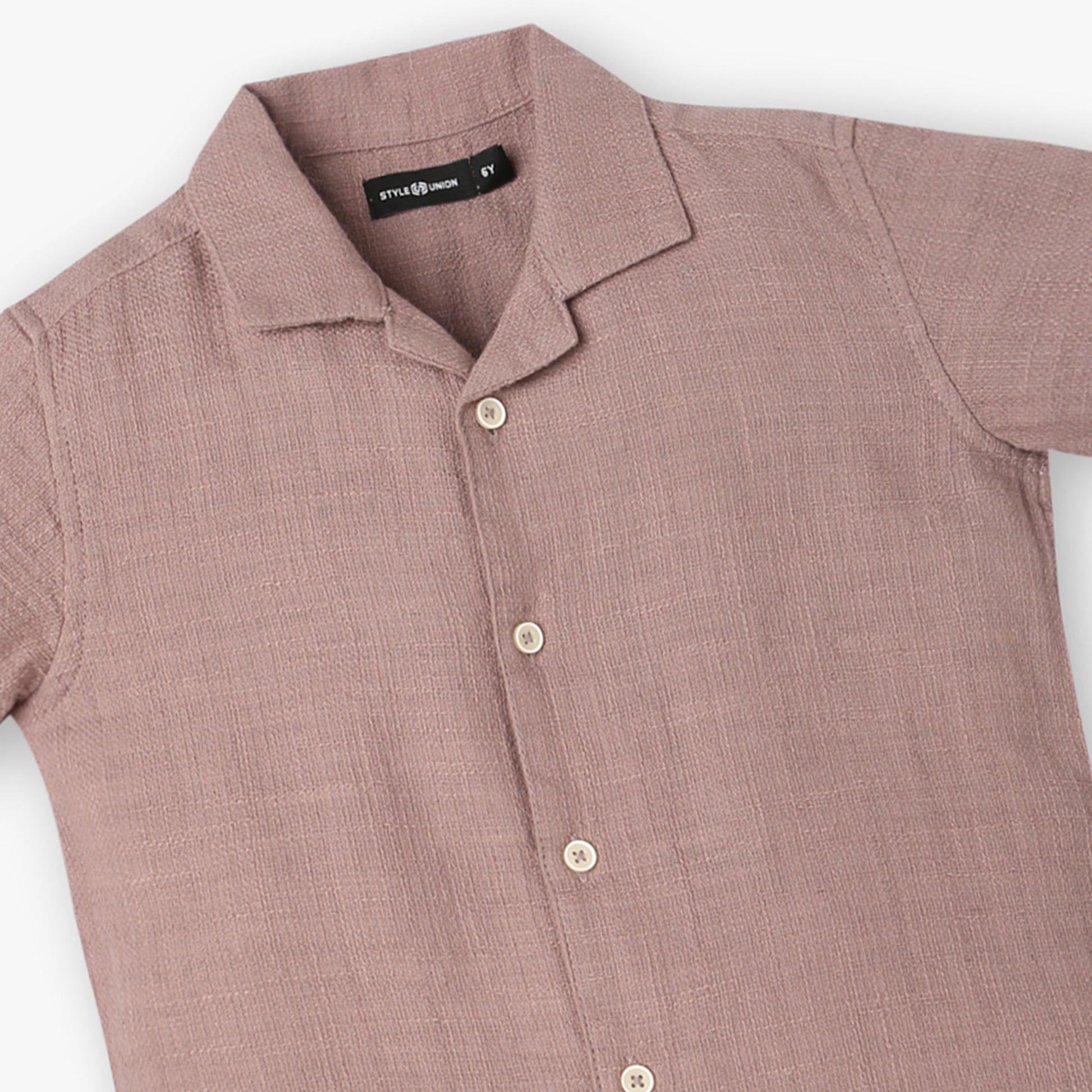 Boys Cotton Cuban Shirt