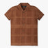Boys Regular Fit Cut and Sew Camp Collar Shirt