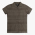 Boys Regular Fit Cut and Sew Camp Collar Shirt