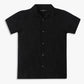Boys Regular Fit Cut and Sew Camp Collar Shirt