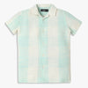 Boys Regular Fit Cut and Sew Camp Collar Shirt