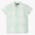 Boys Regular Fit Cut and Sew Camp Collar Shirt