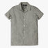 Boys Regular Fit Striped Camp Collar Shirt