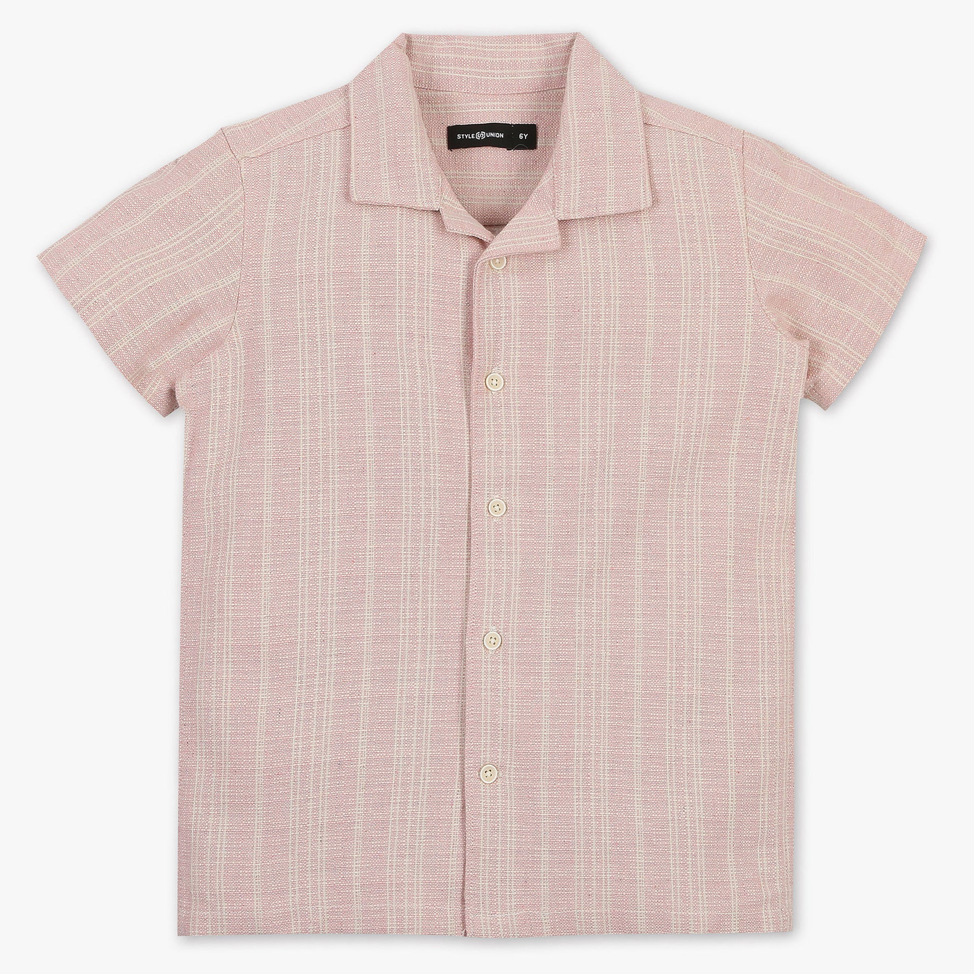 Boys Cotton Fabric Striped Shirt