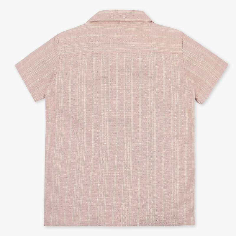 Boys Cotton Fabric Striped Shirt