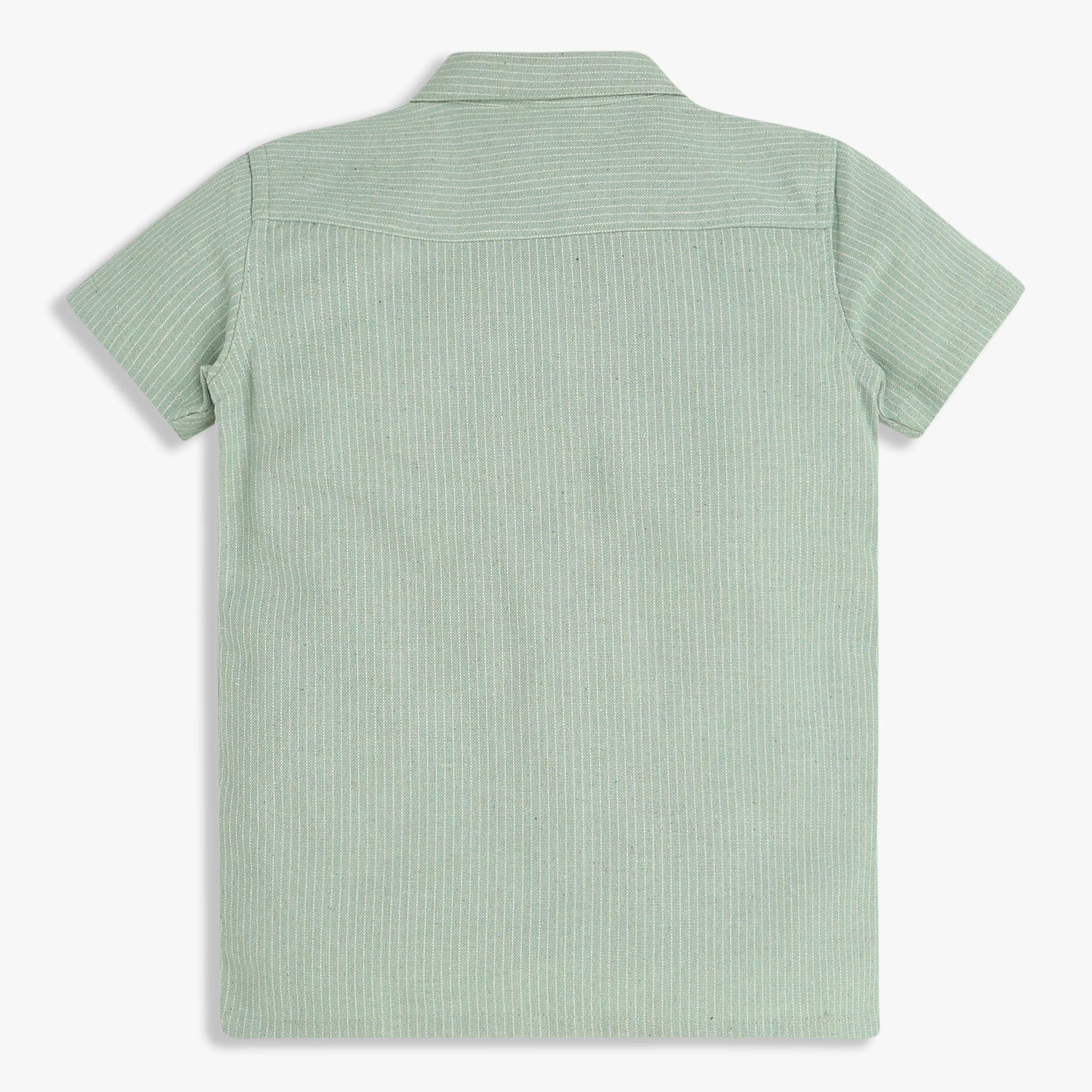 Boys Camp Collar Half Sleeve Shirt 