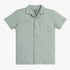 Boys Solid Lapel Collar Resort Sets Cuban Shirt