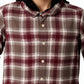 Boys Cotton Checkered Hoodie Shirt