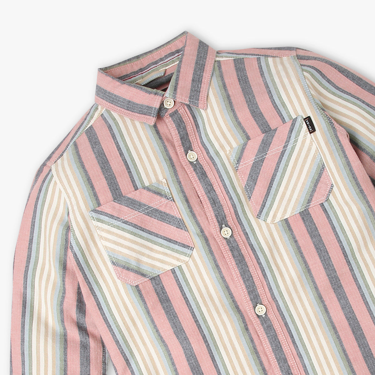 Boys Cotton Checkered Shirt