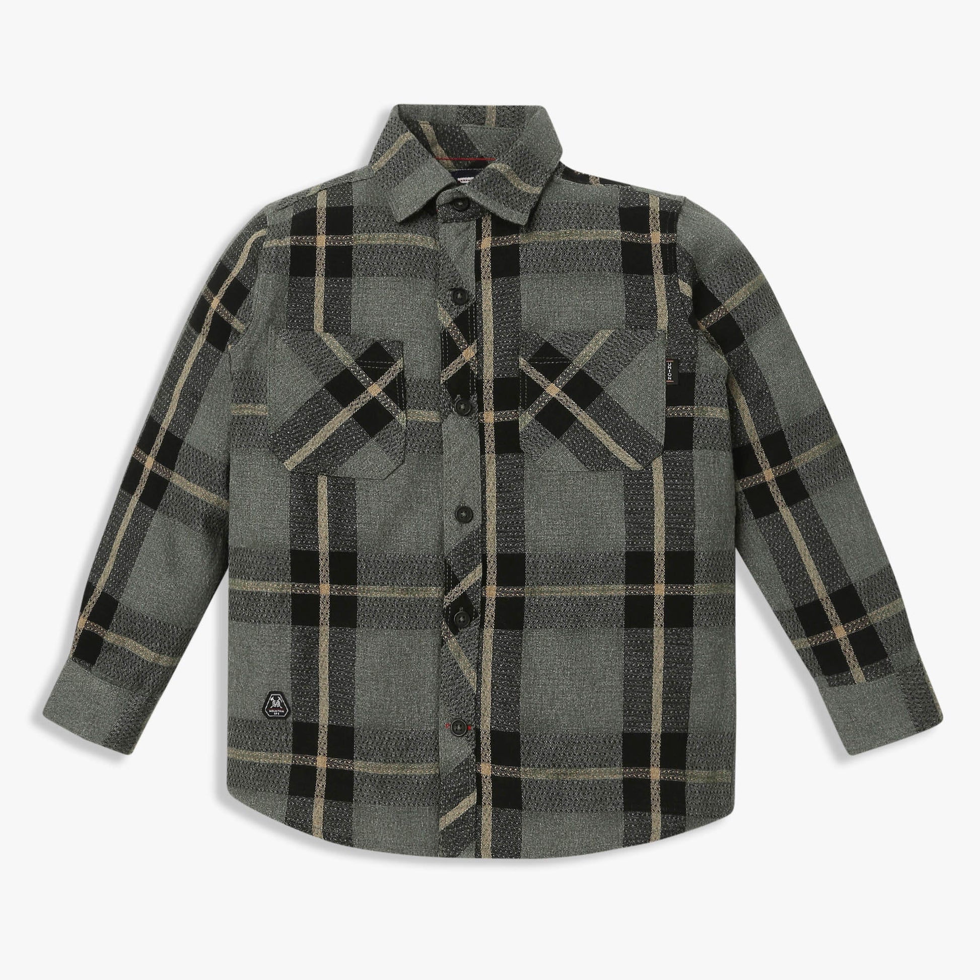 Cotton Checkered Shirt