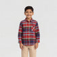 Boys Checkered Woven Shirt