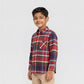 Boys Checkered Woven Shirt