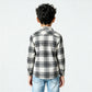 Boys Cotton Checkered Shirt